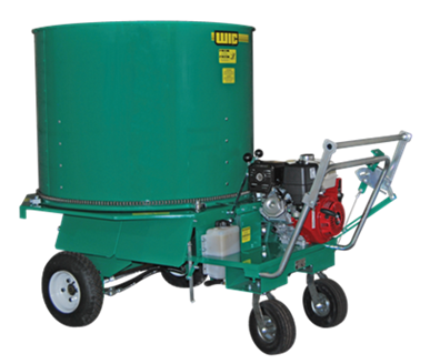 Motorized straw chopper